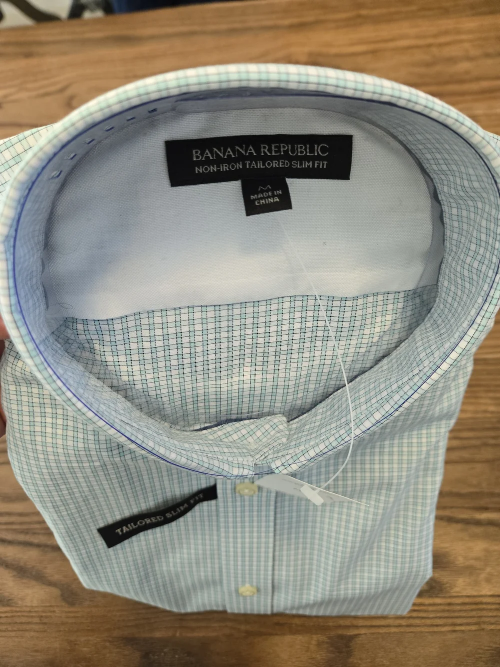 Banana Republic Button Down Shirt NON-IRON Tailored SLIM FIT Size M